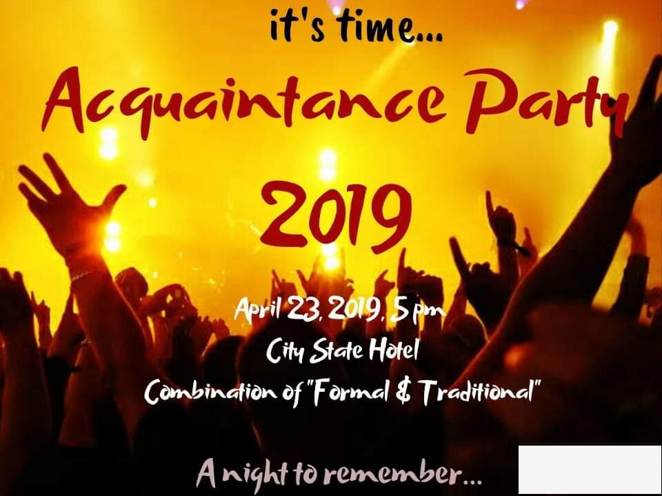 Acquaintance Party 2019